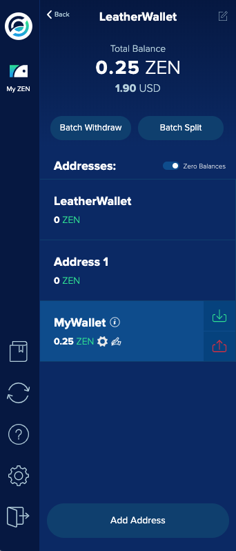 Wallet Balance